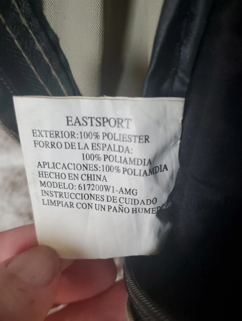 Eastsport Olive and Tan Sling Backpack. Multiple Pockets